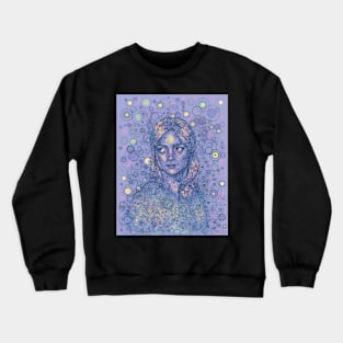 Clara - digital drawing Crewneck Sweatshirt